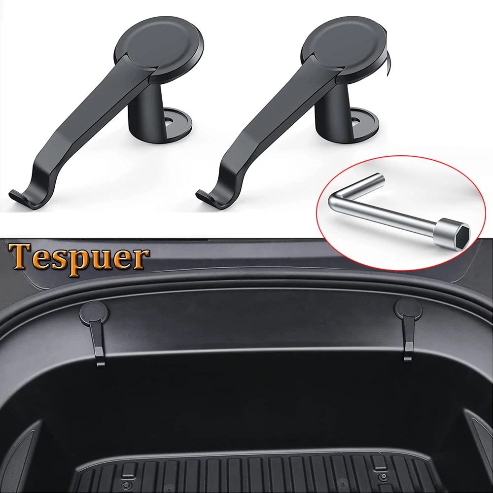 Frunk Hook For 2022 Tesla Model 3 2021 Front Trunk Storage Hooks Abs