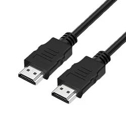 Premium Gold - Plated HDMI Cable for High - Definition Video and Audio (Available in Multiple Lengths) (Black)
