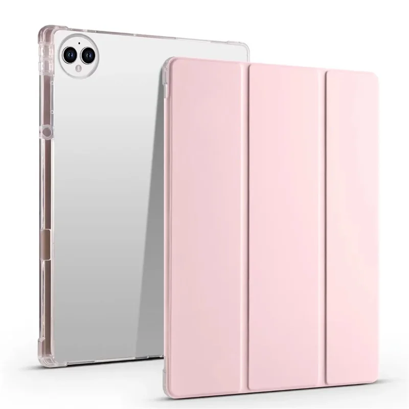 Premium PU Leather Soft Back Stand Cover for Tablets - Elegant Protective Case and Stand for 12.2-Inch Devices