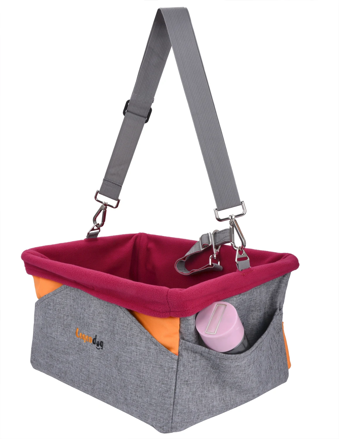 Multi-Functional Portable Pet Booster Travel Pet Car Seat Carrier For Dogs Cats With Cushion Adjustable Strap Safety Car Seat
