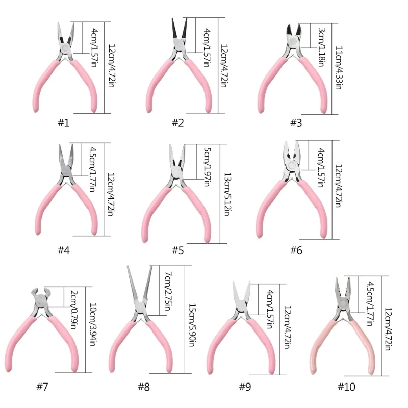 Craft Pliers Set for Jewelry Making and DIY Projects Needle Nose&Jewelry Pliers Versatile Tools for Repair and Creation