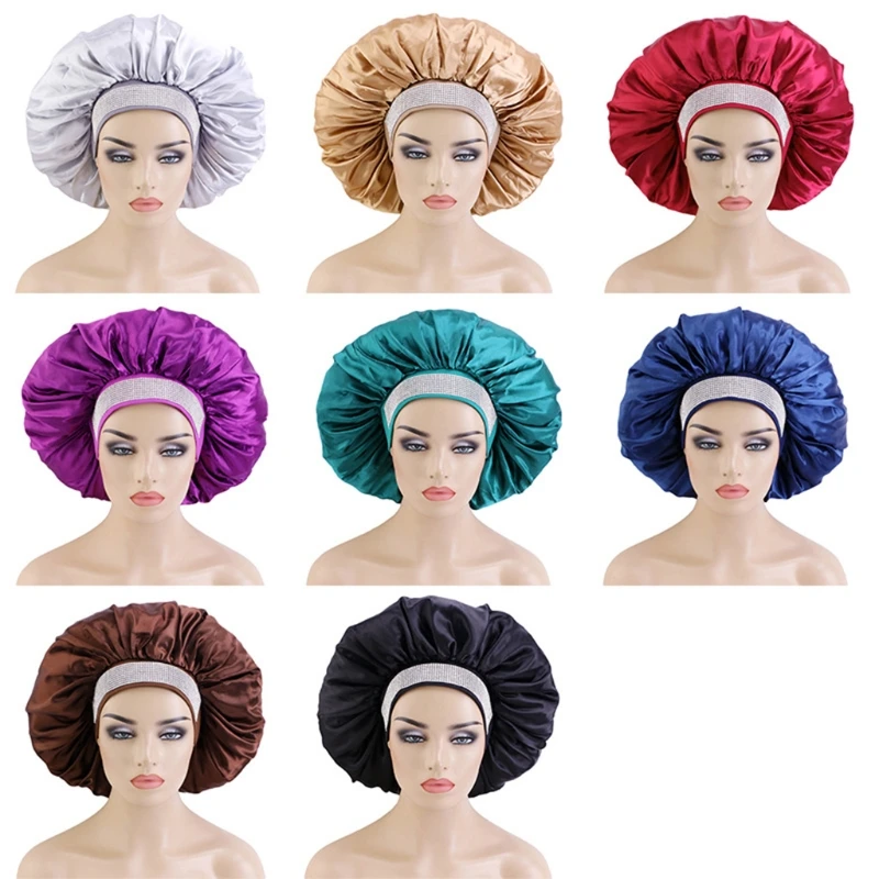 

Wide-brimmed Night Hat Turban Hat Toe Hair Care Hat Sleep NEW