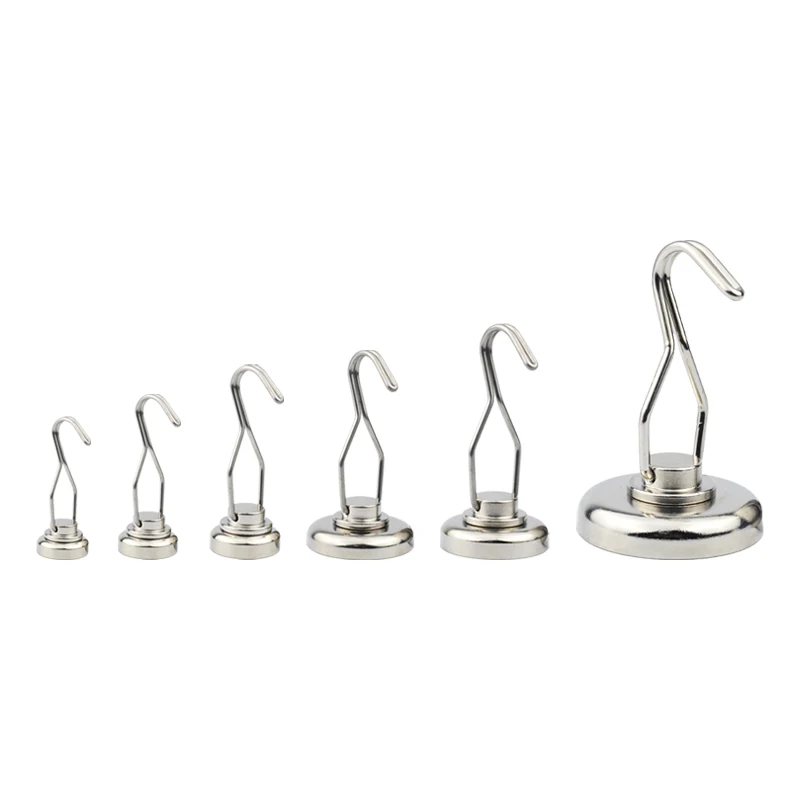 

Swivel Swing Magnetic Hooks Super Strong Neodymium Magnet with Swivel Style Heavy Magnet hook for Refrigerator Locker Hanging