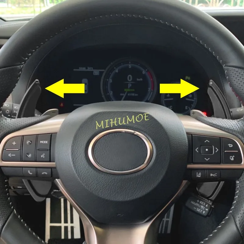 Interior Steering Wheel Paddle Shifter Extension Gear Shift Trims For