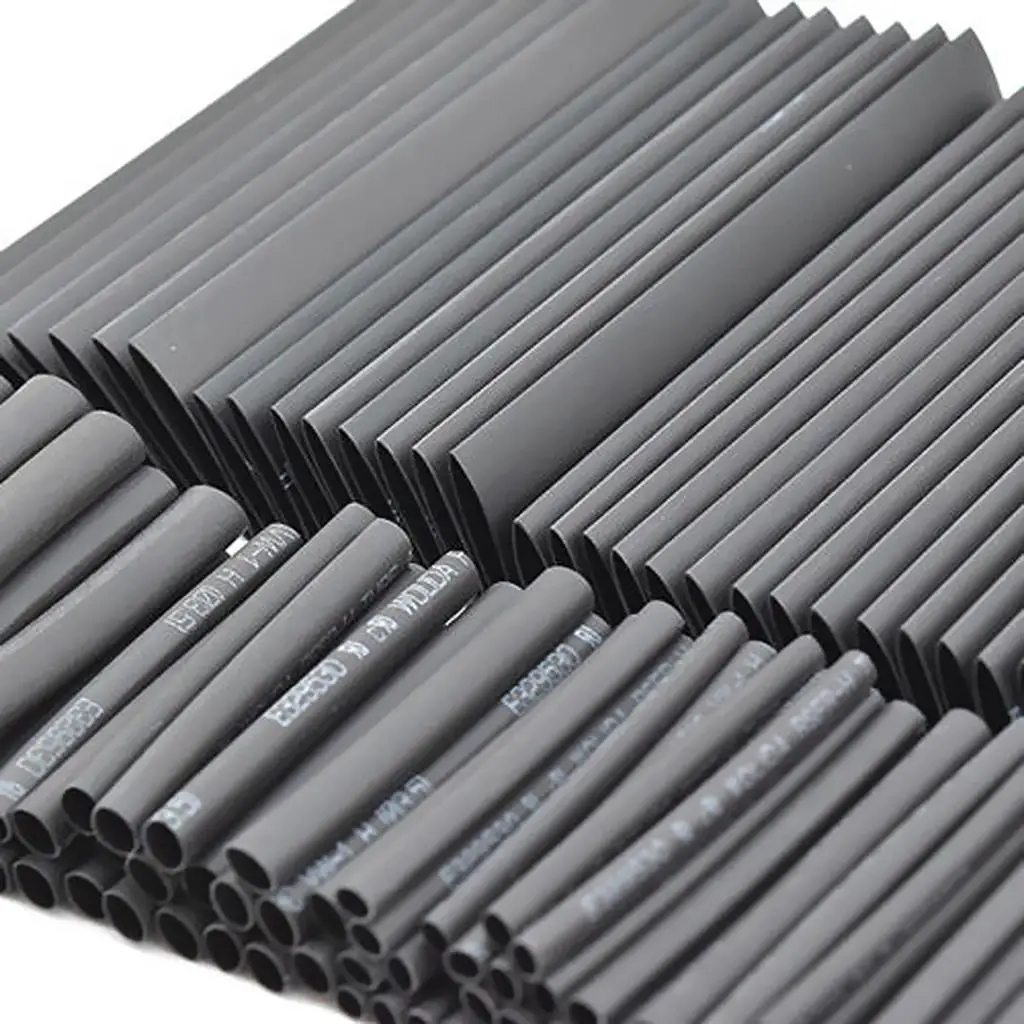 Heat Shrink Tubing Sleeve Set Black Waterproof Shrink Tube Wire Wrap Electrical Cable Kit for Home Repair Heat Shrink Tubing Sleeve Set Black Waterproof Shrink Tube Wire Wrap Electrical Cable Kit for Home Repair