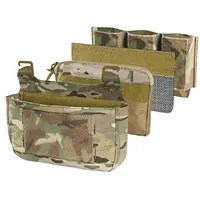 FCPC V5 DOPE Front Flap G-hook Pouch Triple Magazine Insert For 5.56 7.62 AR15 Kangaroo Bag FCSK Plate Carrier Hunting Vest 1