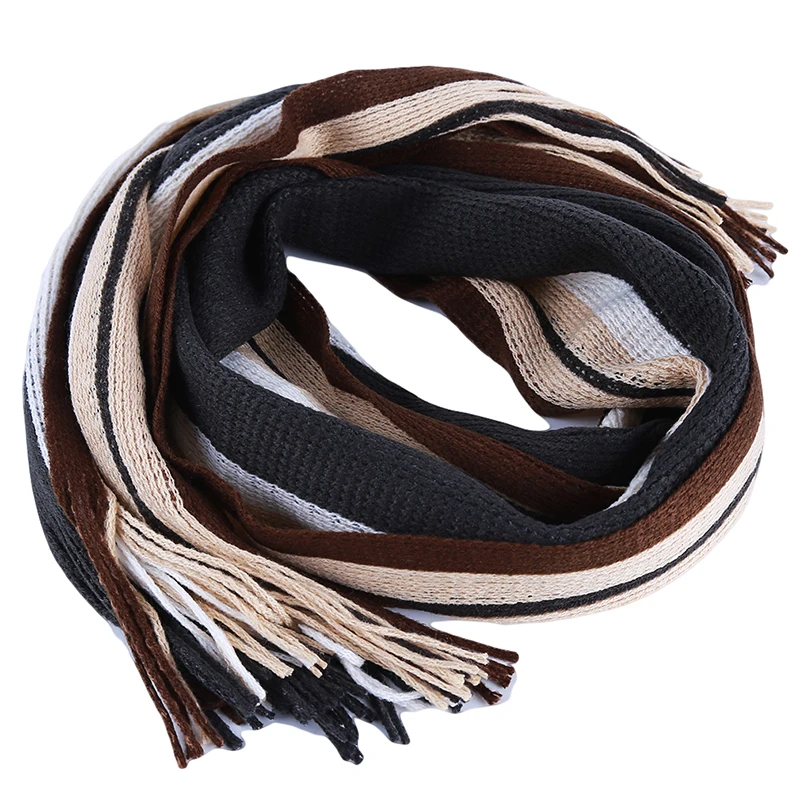 Men's Scarf Wool Knitted Winter
