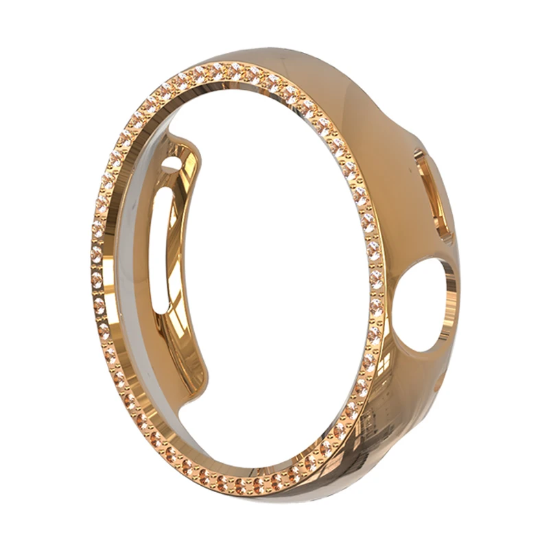 Luxurious Diamond-Studded TPU Watch Case - Sleek and Durable Protection
