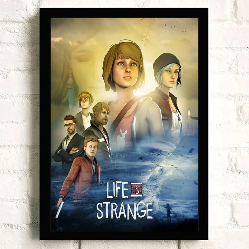 Life is Strand 2 비디오 게임 포스터 및 프린트 캔버스 페인팅, 벽 아트 그림, 게이머 방 홈 데코