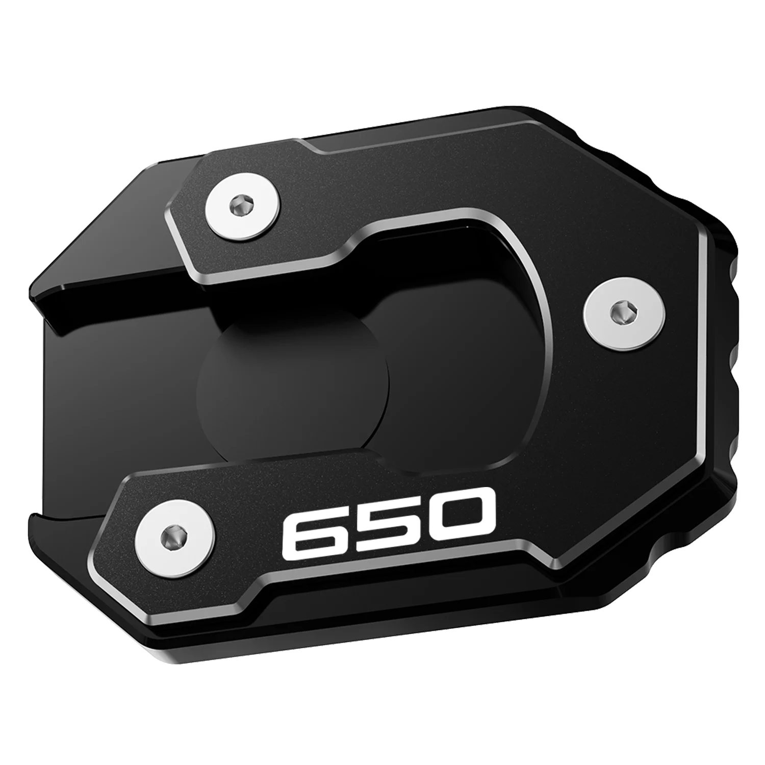 Motorcycle Kickstand Foot Side Stand Extension Pad Enlarger Plate CNC