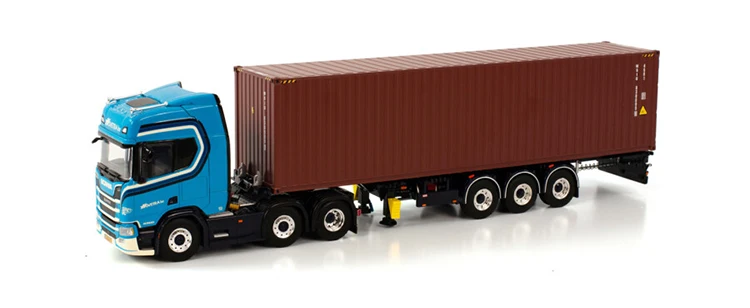 

Alloy Model WSI 1:50 Scale SCA-NIA R CR20H 6X2 Tractor Transport Delivery Container Truck Vehicle Diecast Toy Model 01-3801