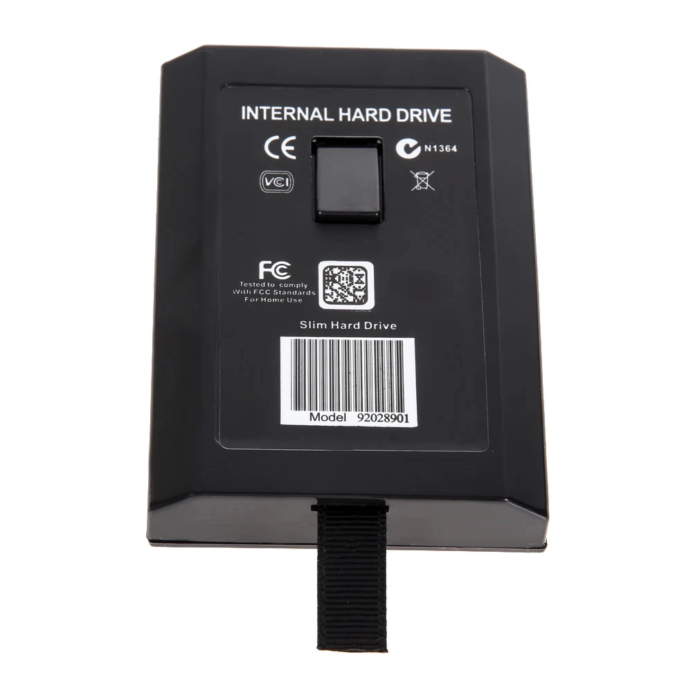 Per Xbox 360 Slim Interno Hard Drive Enclosure Disk Hdd Caso Borsette Nero
