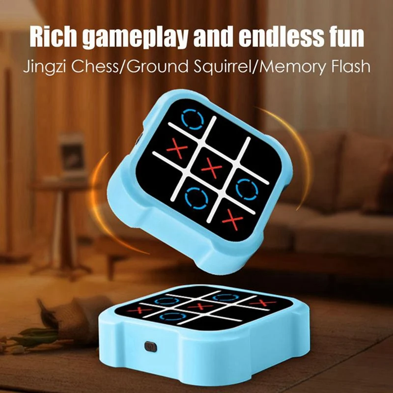 Tic Tac Toys Bolt Game Console 3 In1 Handheld Puzzle Game Console Fingertip Toy Board For Kid Friend Trip Activity 4
