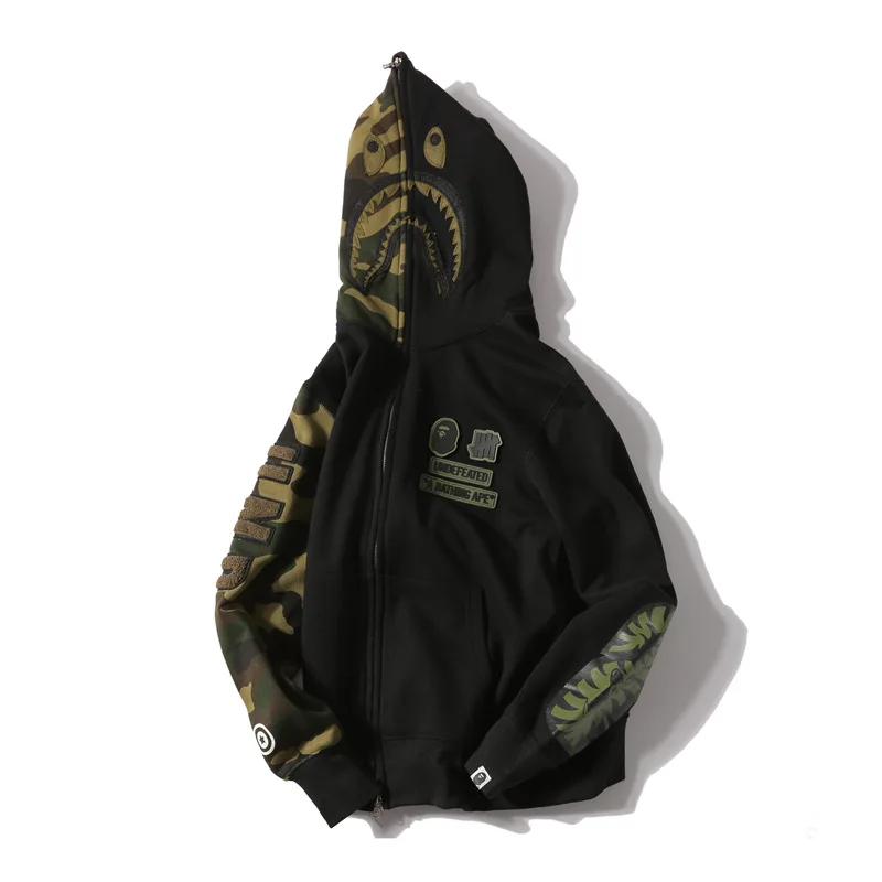 BAPE Joint Camouflage Cardigan Zipper Sweatshirt Hoodie 3