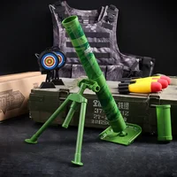 2024 New Large Mortar Shell Toy Automatic Ejection Rocket Launch Shooting Toy Grenade Boy Simulation Military Model Gift 2