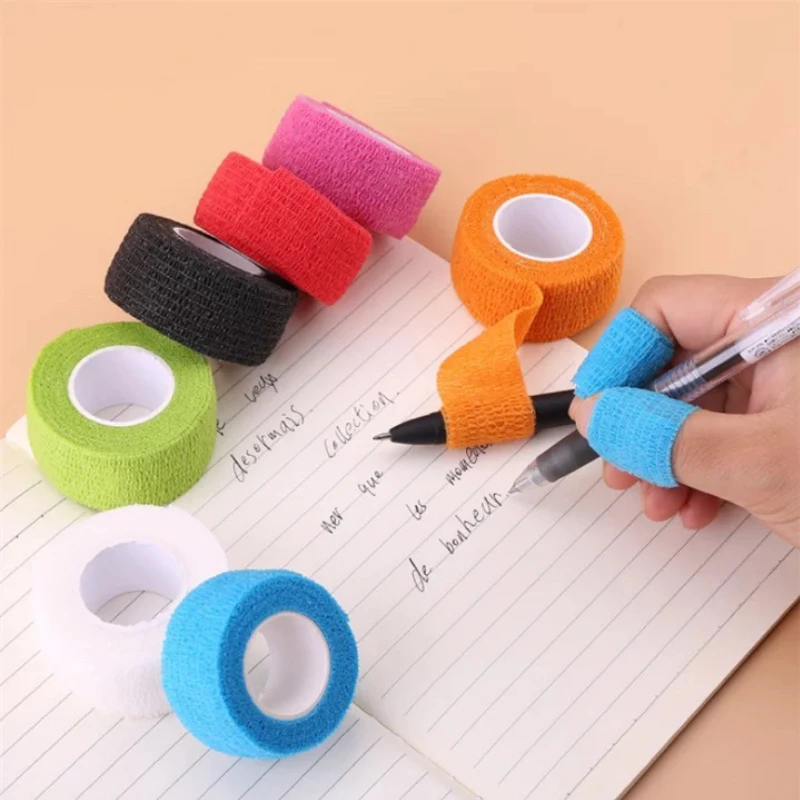 Finger Protector Care Guard Bandage for Student Writing Anti-wear Calluses Self-adhesive Wound Dressing Sports Elastic Band Tape 2