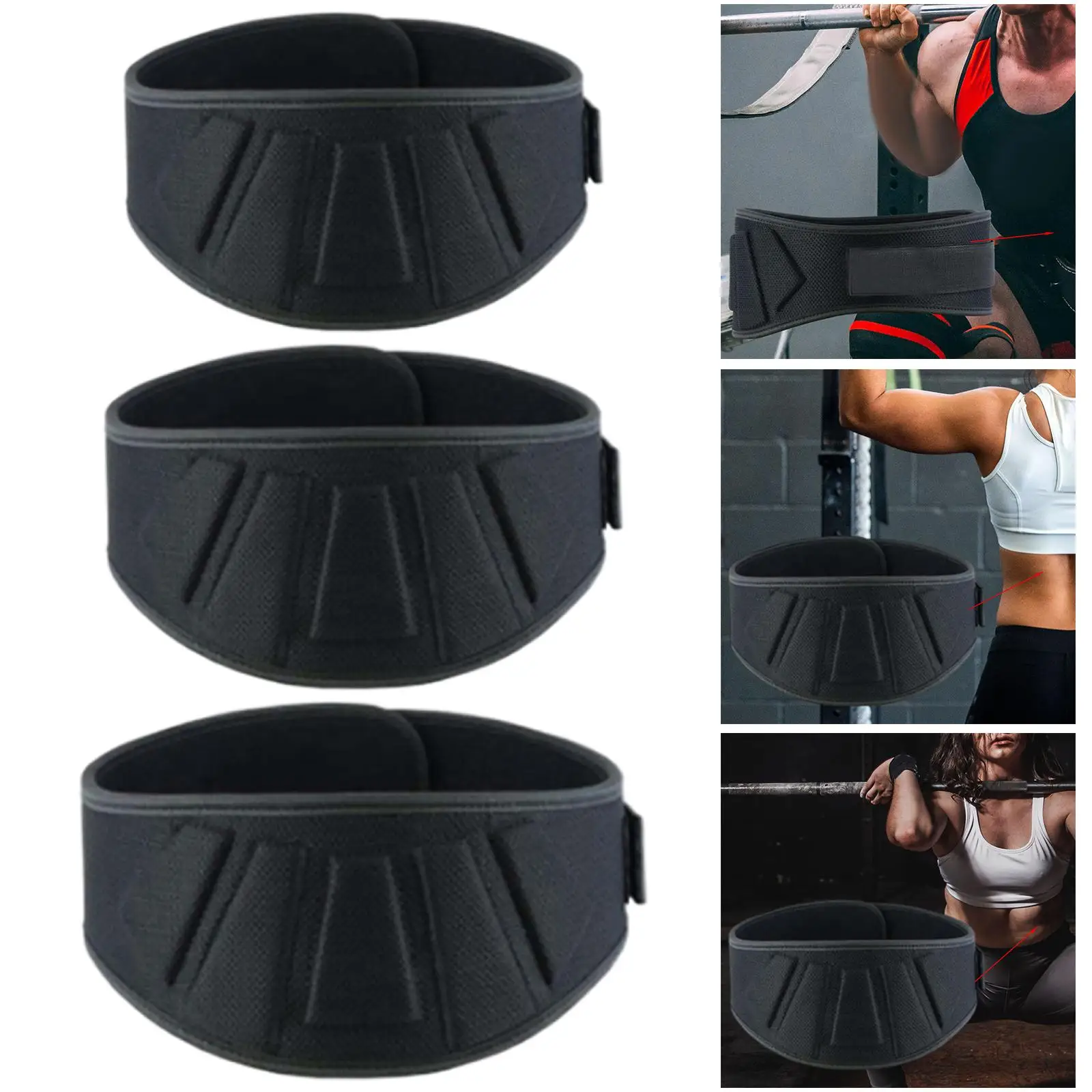 Premium Powerlifting Belt, Weight Lifting Belt, Lower Back Support for