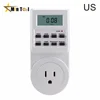 Digital Weekly Programmable Electrical Wall Plug-in Power Socket Timer Switch Outlet Time Clock Power Supply Accessories 5