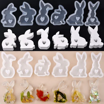 Rabbit Candle Silicone Mold 1