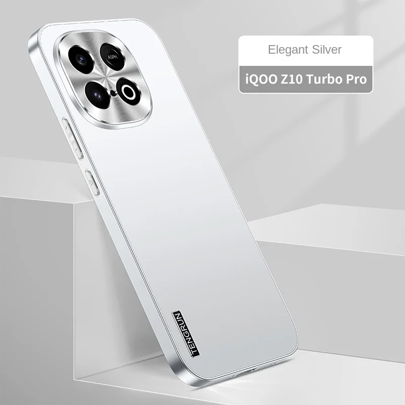 Metallic Matte Paint Shockproof Drop-Resistant Anti-Fingerprint Phone Case