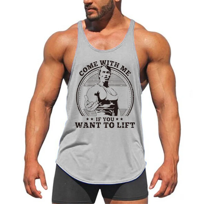 Brand Vest Muscle Sleeveless Singlets Fashion Workout Sports Shirt Mens Bodybuilding Fitness Top Men Gym Tank  Clothing