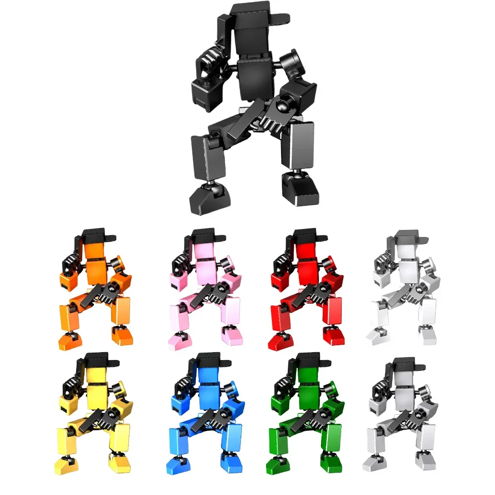 13 Robot Action Figure Mini Full Body Mechanical Movable Toy Action Figure Dummy Desk Decoration Gifts for Him - 5