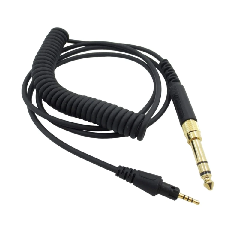 

Replacement Headphones Music Cable Cord Gold Platings for HDJ-CUE1 Gamings Headsets Headphones