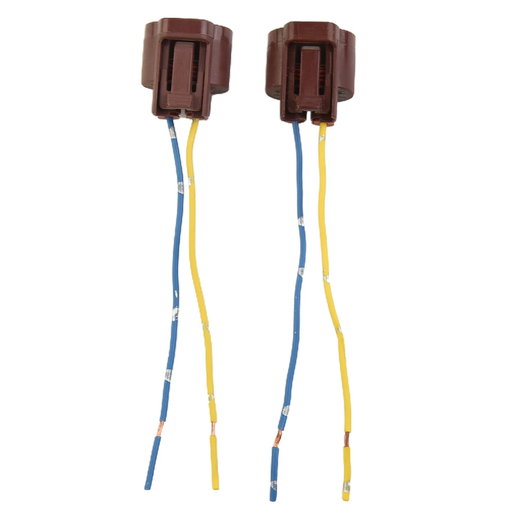 

Wire Harness Light Socket Two Harness Fog Copper Wire 2 Pcs 5 Inches Long Connector Lamp Bulb Plastic Plug And Copper Wire