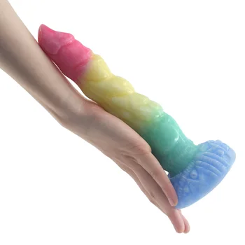 Huge Monster Dildo Dog Wolf Penis Super Cool Anal Plug Anal Massager Prostate Stimulator Anal Toys for Men Women Masturbation 5