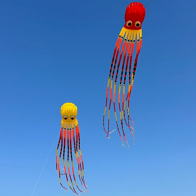Free Shipping 15m Octopus Kite for Adults Kite Professional Kites Factroy Soft Power Kites 6