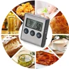 Digital BBQ Thermometer Probe Temperature Cooking Oven Meter Grill Timer Function New Meat Kitchen Food Stainless Steel 5