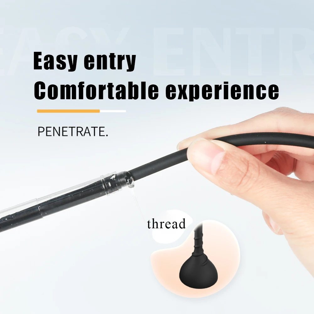 Soft Silicone Horse Eye Stick with Strong Suction Cup Urethral Dilation Stimulator Prostate Massage Men Masturbation Sex Toy penis sex toys