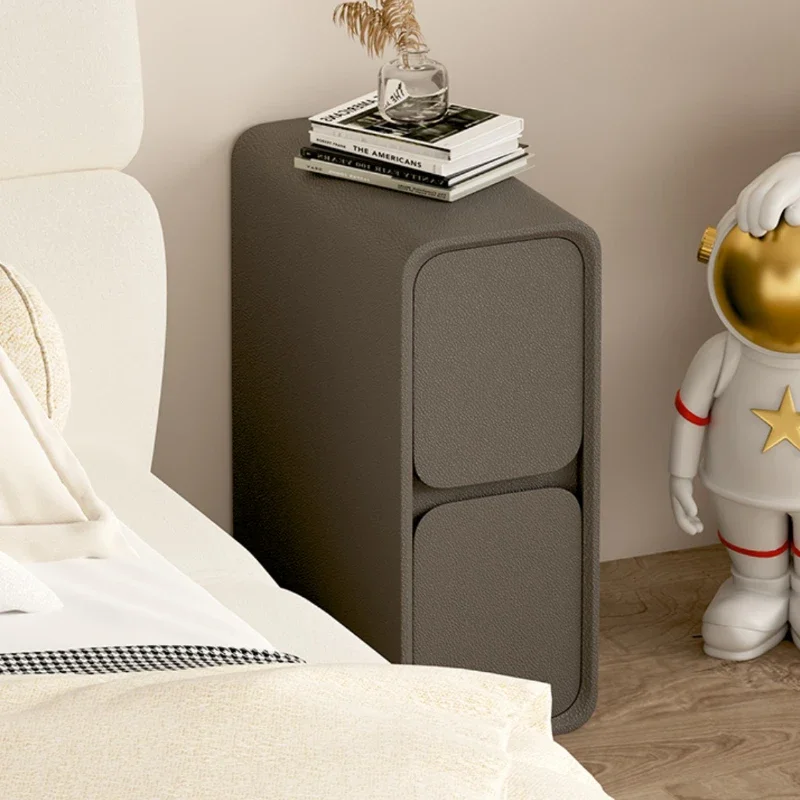 

Современный прикроватный столик для спальни, тумбочки, шкафы, деревянный прикроватный столик, тумбочки, узкие комини, маленькая мебель YY50BT
