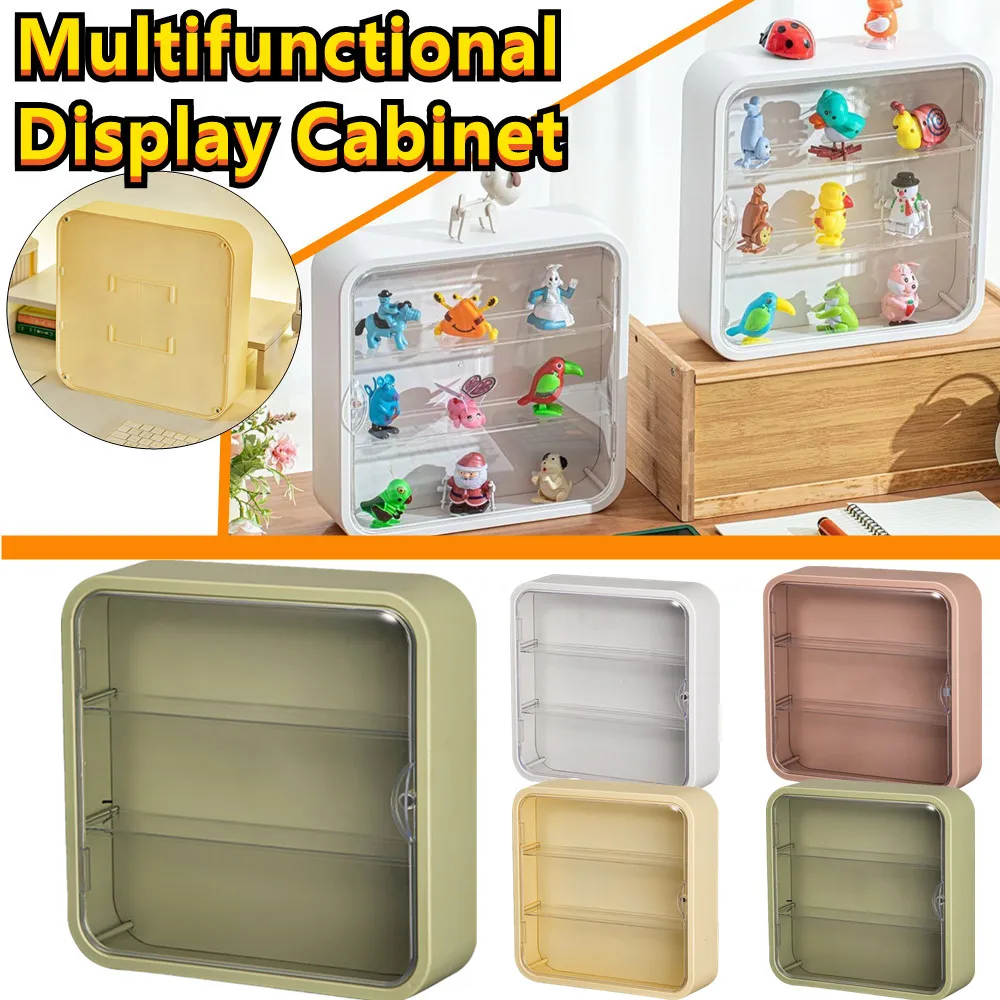 

Wall Mounted Showcase Clear Acrylic Blind Box Jewelry Figures Display Case Figures Stand Dust Display Proof Doll Toy Storage Box