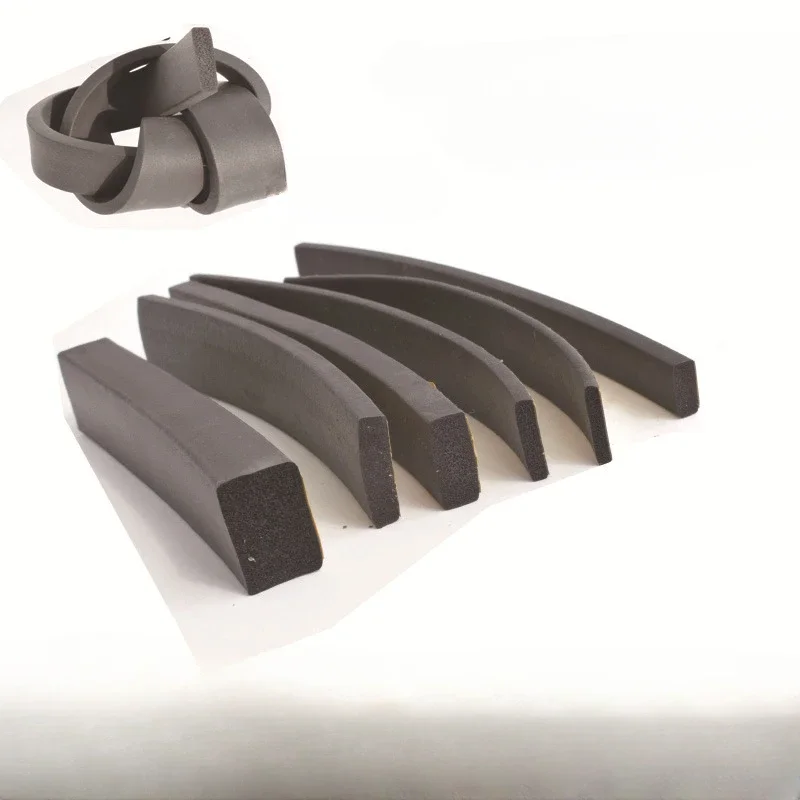 Nastro Sigillante In Gommapiuma Autoadesivo - 12x12 Mm, Per Isolamento Porte E Finestre