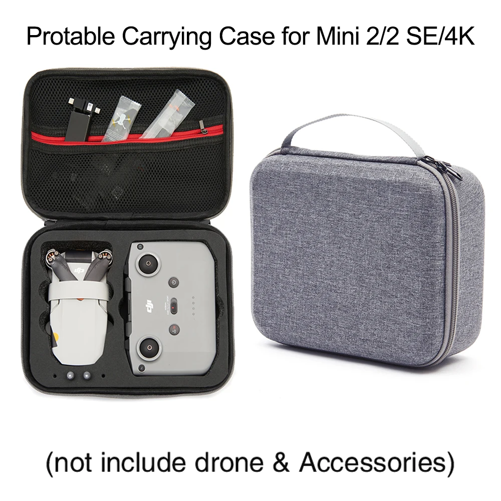 Potable Bag For DJI mini 4K Case Mini 2SE Suitcase EVA Carrying Box RC Cover For DJI Mini 4k min 2 Accessories