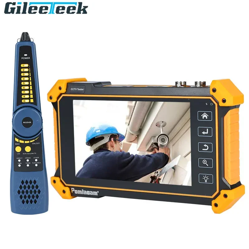Coassiale Hd 5 Pollici 4K Hdmi Vga Poe Ip Camera Tester 8Mp Cvi Tvi Ahd Sdi Cvbs Cctv Tester Monitor Tester