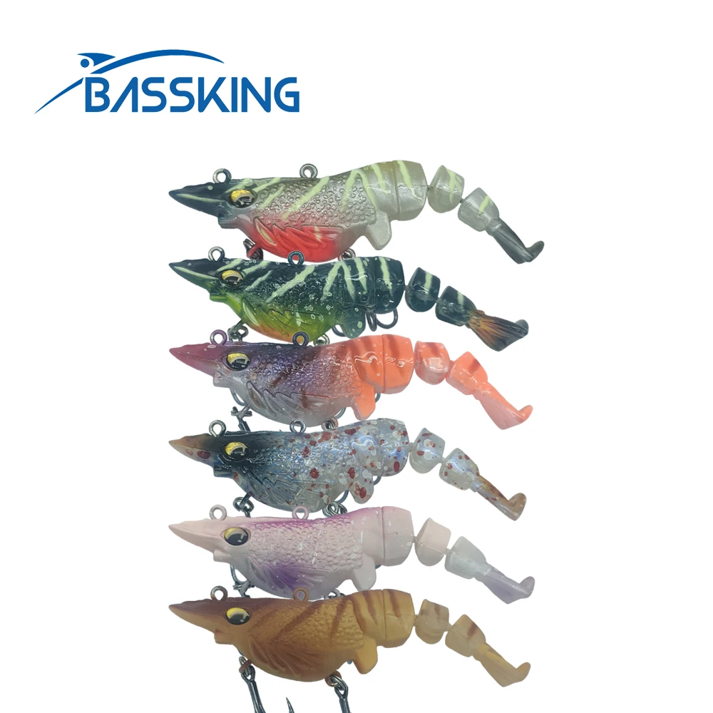 

BASSKING 80 мм/12 г 100 мм/21 г, Тонущая блесна, приманка в виде гольяна, креветки, рыболовная приманка, искусственная жесткая приманка, искусственная приманка для окуня, искусственная приманка