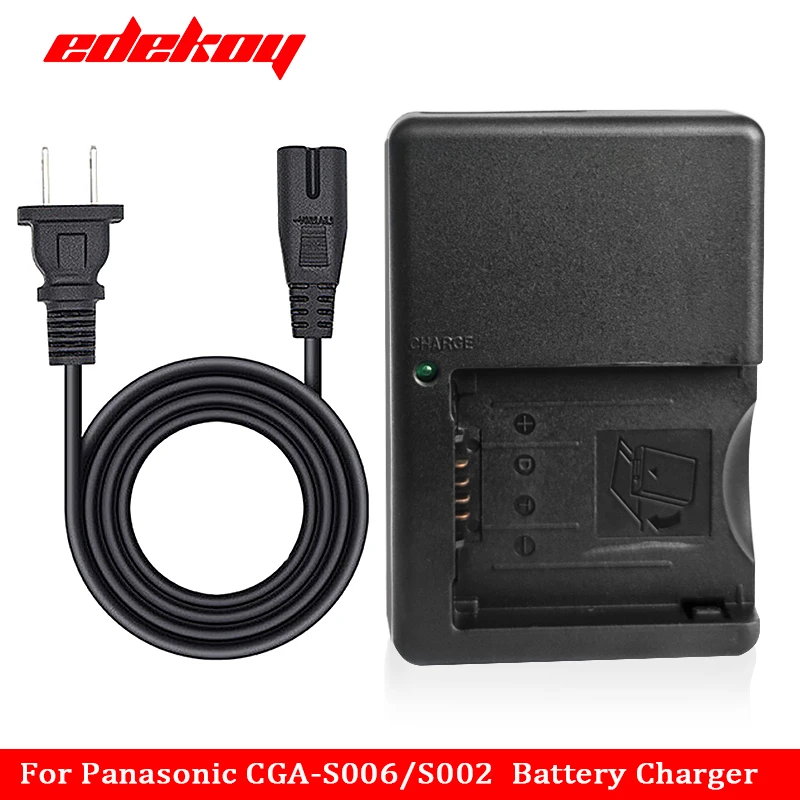 Caricabatterie Sottile USB Per Panasonic Lumix CGA-S006 - Compatibile DMC-FZ35, FZ38, FZ50
