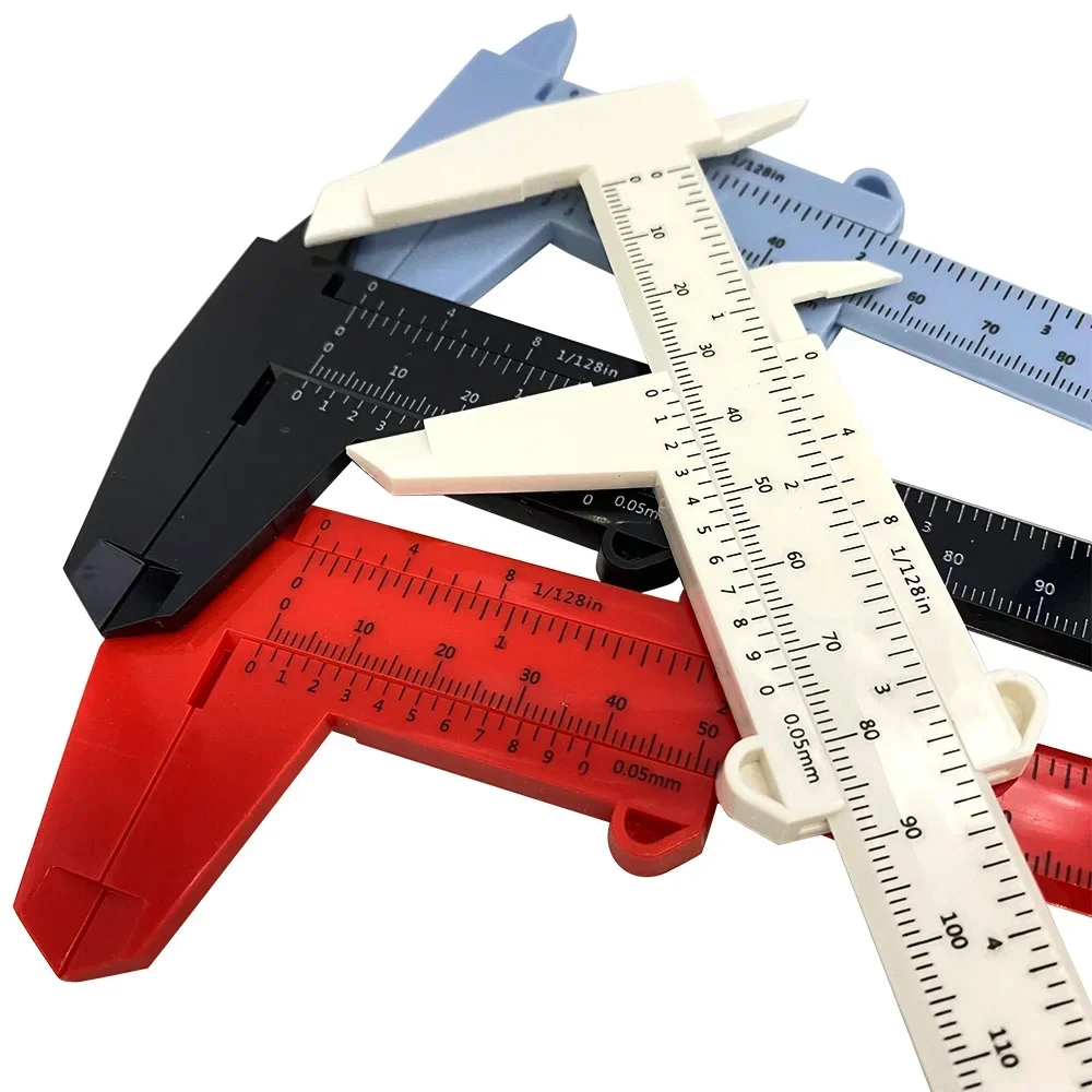 1pc Vernier Caliper 0-150mm Plastic Calipers Gauge Measuring Tools 150mm Vernier Caliper Aperture Depth Diameter Measure Tool
