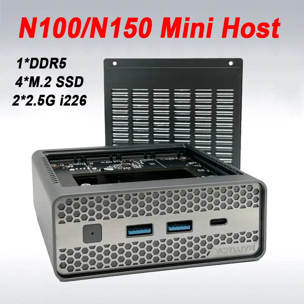 SZBOX M1S Intel N100/N150 MINI PC Windows 11 Pro DDR5 4800MHz 4*M