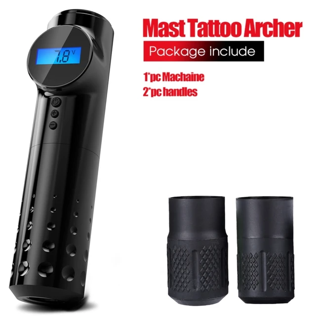 Mast Tattoo Archer Wireless Rotary Tattoo Battery Pen Machine Digital Led  Display Gradient Color Permanent Makeup For Body Art - Tattoo Machines -  AliExpress