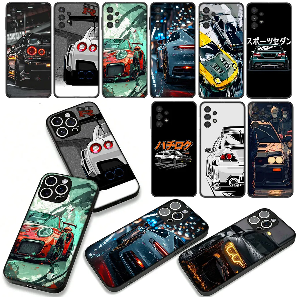 Supercar Calipers and Taillights Design Phone Case Cover