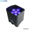 1~24pcs Wireless Battery Powered Par Light Flightcase Bag 6x18W RGBWAUV 6IN1 Remote Portable Par LED Stage Effect Light 4