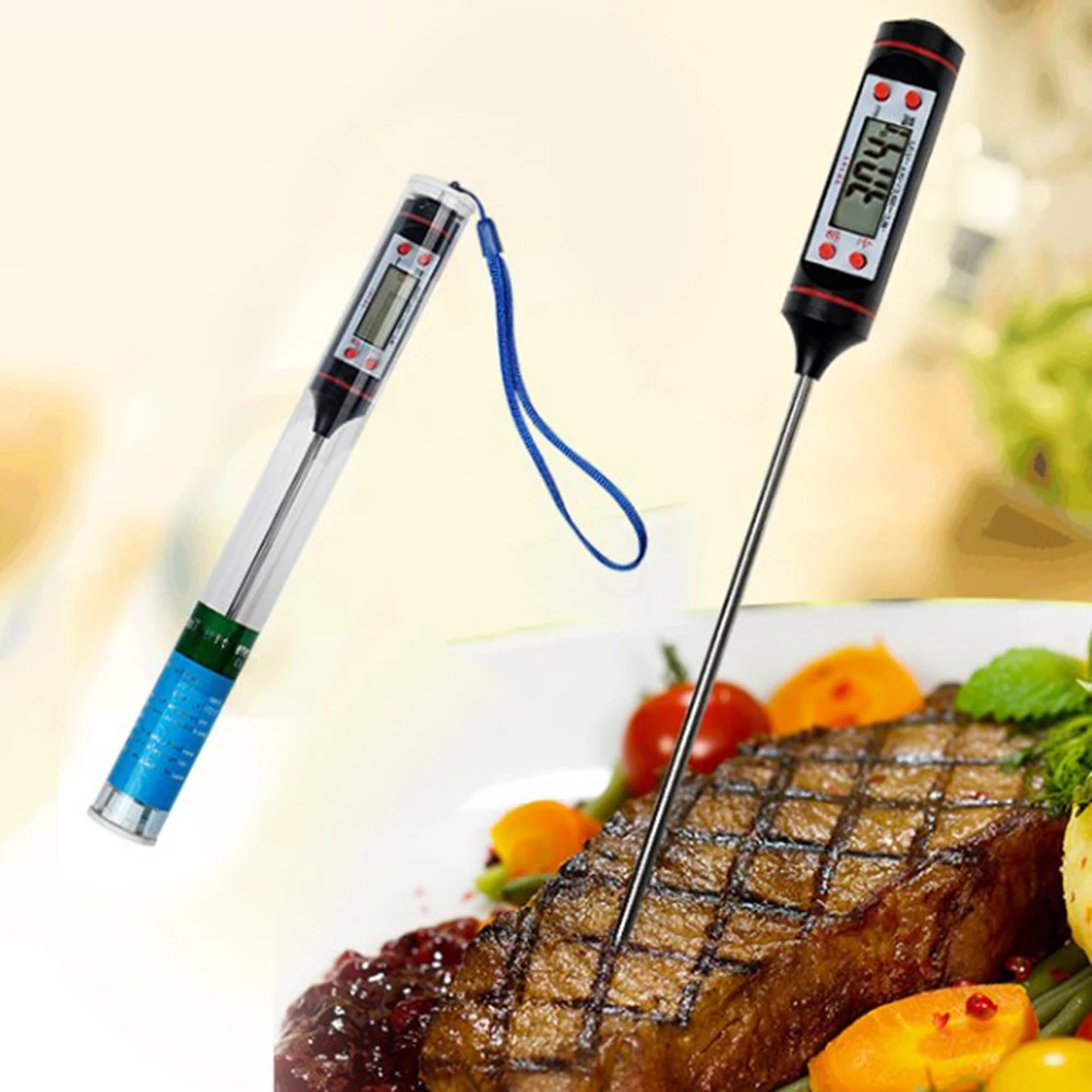 Digital Food Thermometer Electronic Probe WT-1 Thermometer Water Thermometer  Milk Liquid Kitchen Cooking Thermometer - AliExpress