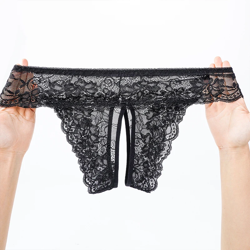 Женские трусики с открытой промежностью, сексуальное кружевное ...