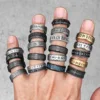 Vintage Viking Runes Celtic Knot Men Rings Stainless Steel Jewelry Punk Rock Fashion Accessories For Women Couple Gift Wholesale 4