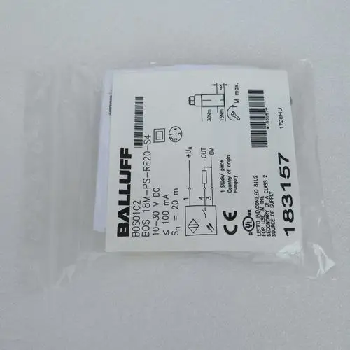 

Оригинальный датчик BALLUFF BOS 18M-PS-RE20-S4 BOS01C2