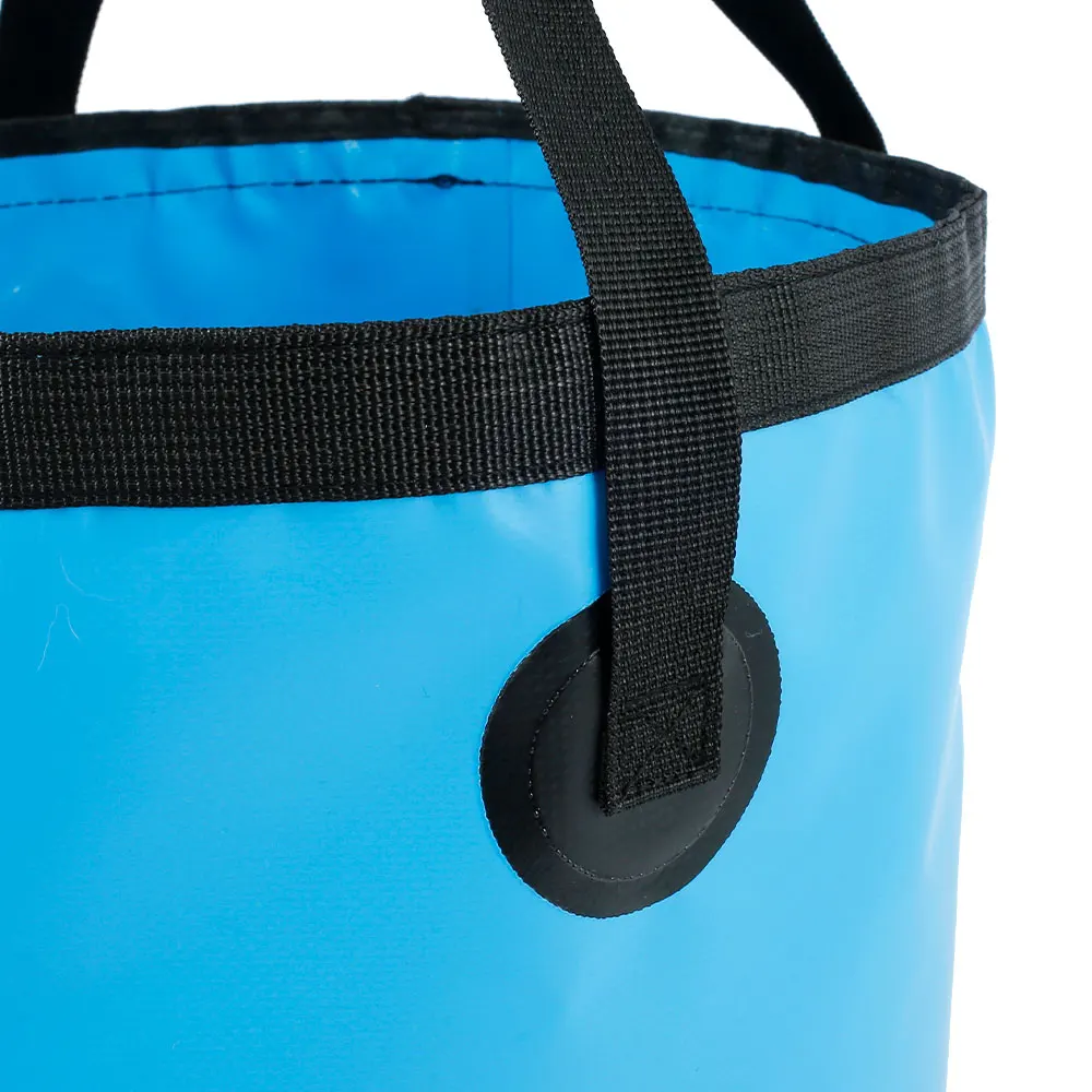 Cubo plegable portátil para exteriores, contenedor de agua, lavamanos para peces, bolsas impermeables de 20l