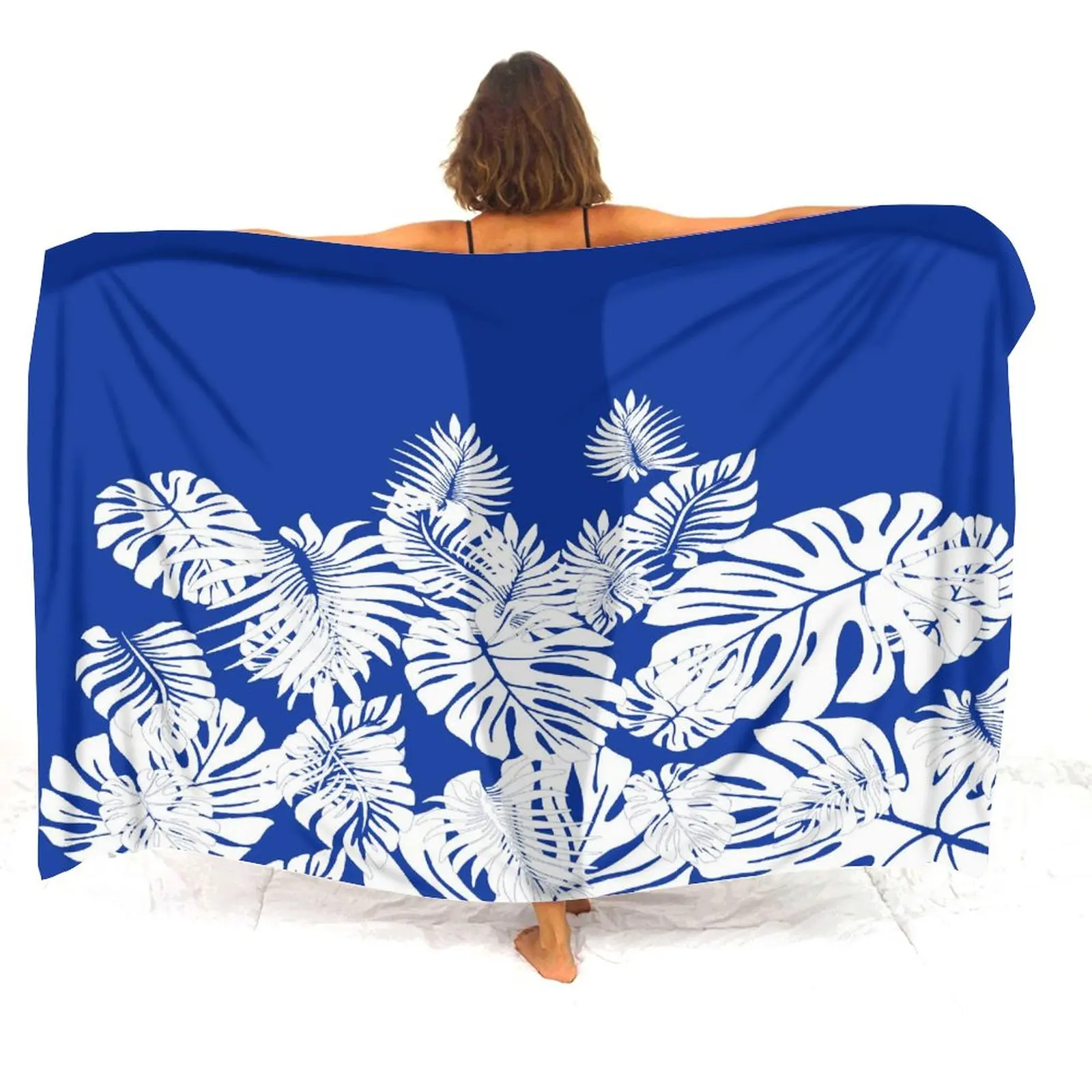 Hawaiian Beach Vacation Ladies Sarong Comodo Scialle Temperamento Elegante Spiaggia Polinesiana Sarong Coat Party Sarong